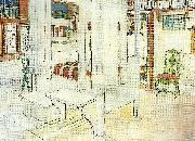 Carl Larsson mitt sovrum Spain oil painting artist